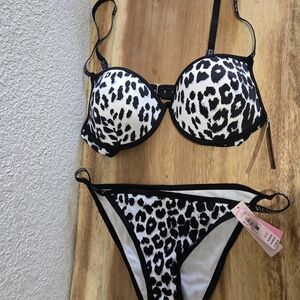 Victoria's Secret Monochrome Leopard Bikini